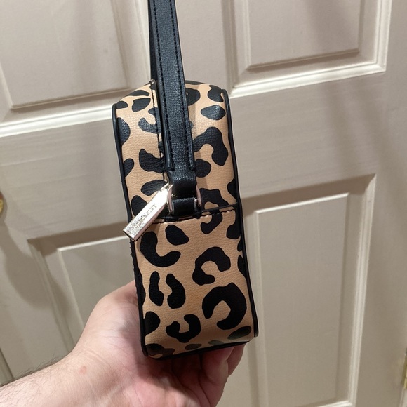 Kate Spade Harper Leopard Animal Print Crossbody Purse Bag - Picture 11 of 16